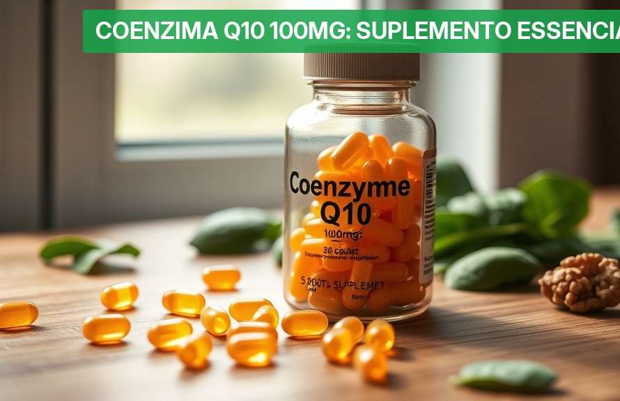 Coenzima Q10 100mg (30 Caps): Suplemento Essencial [2026] — Nutricionando