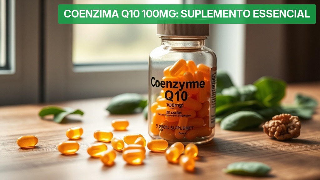Coenzima Q10 100mg (30 Caps): Suplemento Essencial [2026] — Nutricionando