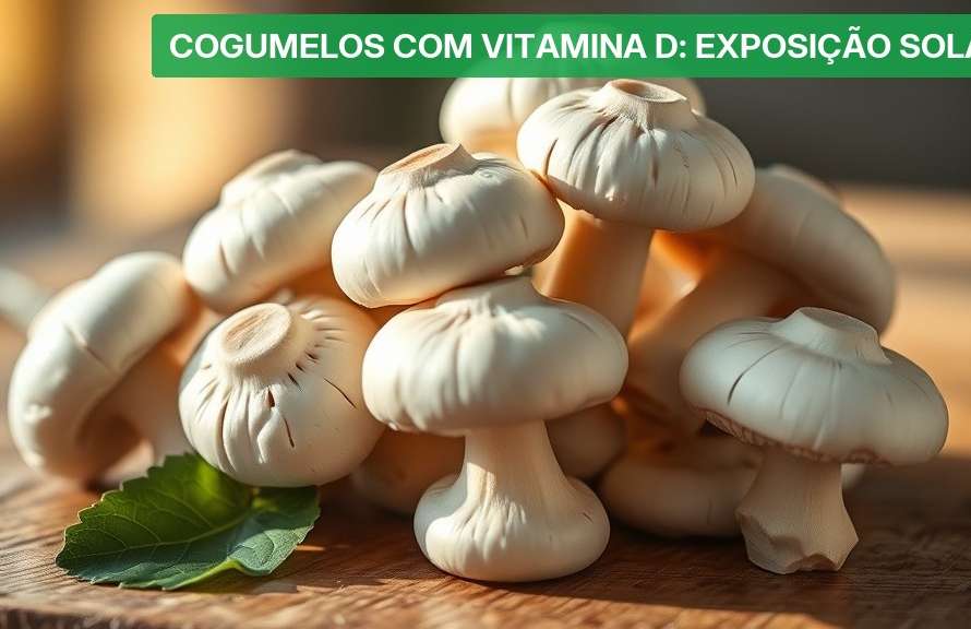 Cogumelos com Vitamina D: Exposição Solar [Guia 2026] — Nutricionando