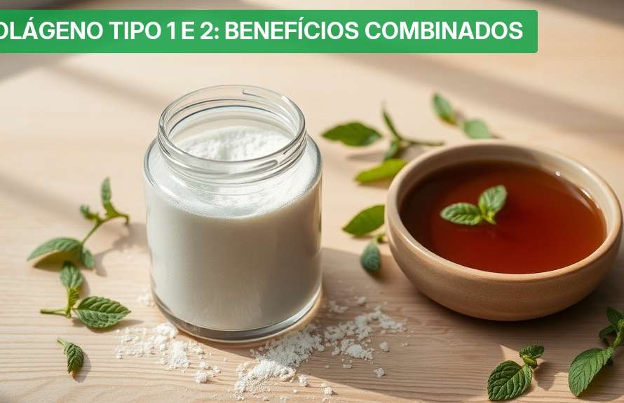 Colágeno Tipo 1 e 2: Benefícios Combinados [Guia 2026] — Nutricionando