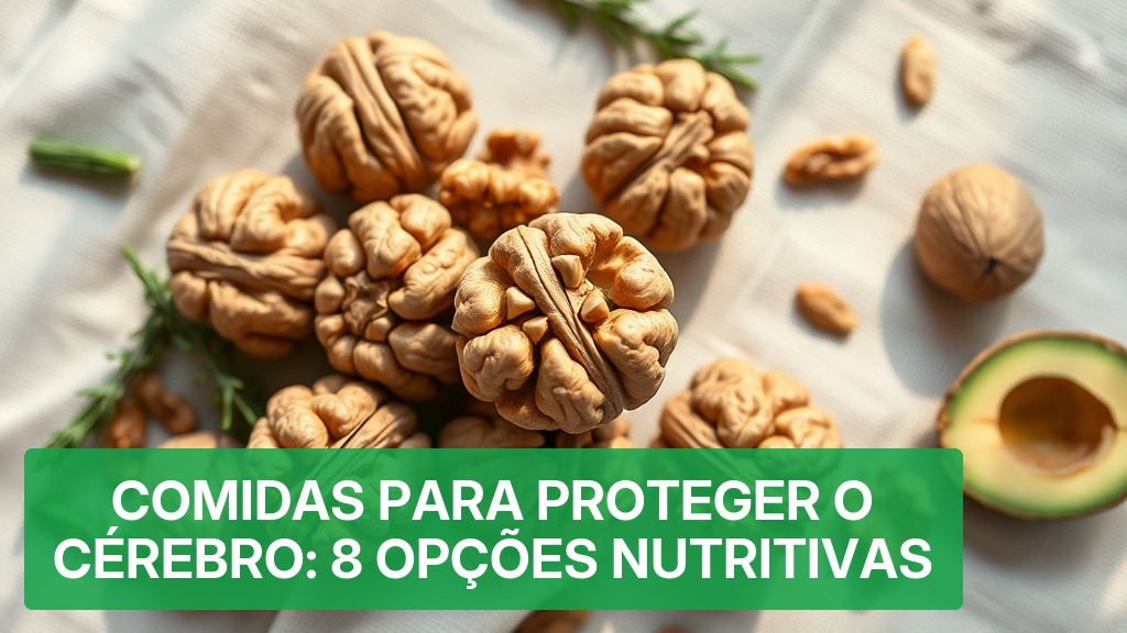 Comidas para Proteger o Cérebro: 8 Opções Nutritivas [2026] — Nutricionando