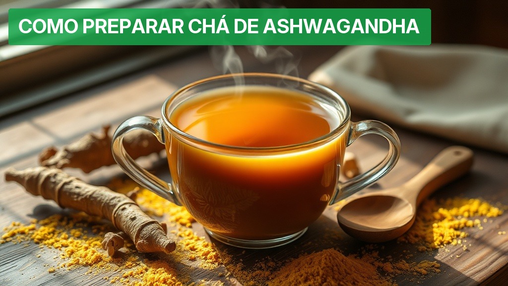 Como Preparar Chá de Ashwagandha [Receita Fácil 2026] — Nutricionando