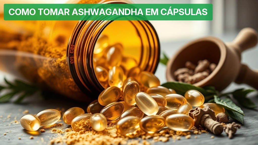 Como Tomar Ashwagandha em Cápsulas [Guia 2026] — Nutricionando
