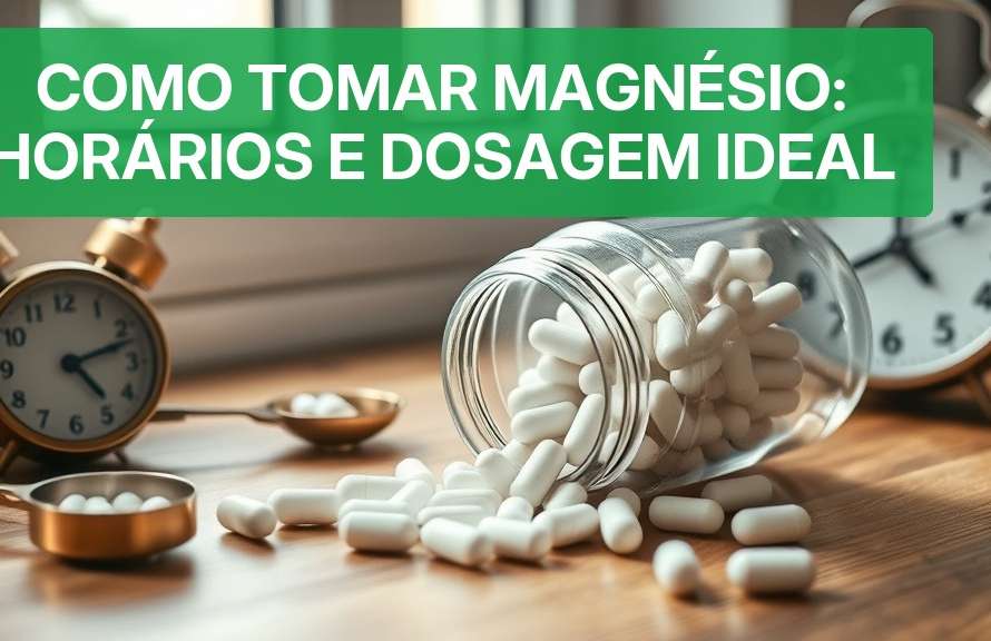 Como Tomar Magnésio: Horários e Dosagem Ideal (2026) — Nutricionando