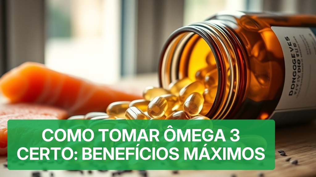 Como Tomar Ômega 3 Certo: Benefícios Máximos [Passo a Passo 2026] — Nutricionando