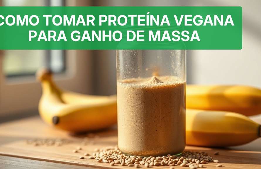 Como Tomar Proteína Vegana para Ganho de Massa [Guia 2026] — Nutricionando