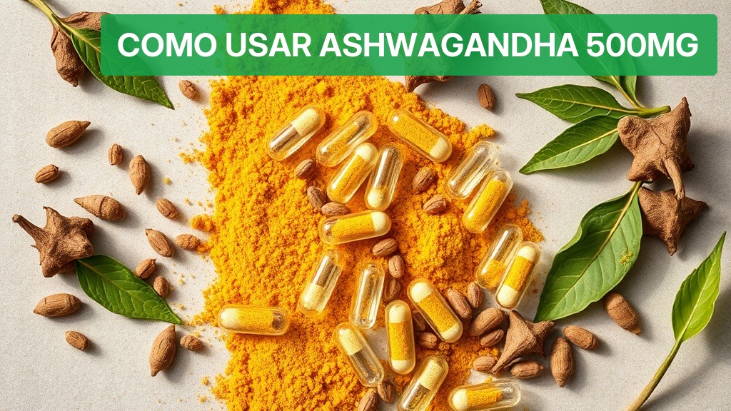 Como Usar Ashwagandha 500mg [Passo a Passo 2026] — Nutricionando