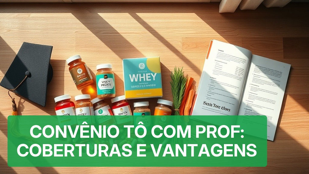 Convênio Tô com Prof: Coberturas e Vantagens (2026) — Nutricionando