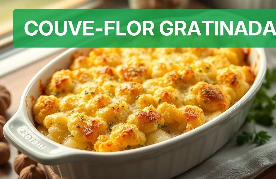 Couve-Flor Gratinada [Receita Completa 2026] — Nutricionando