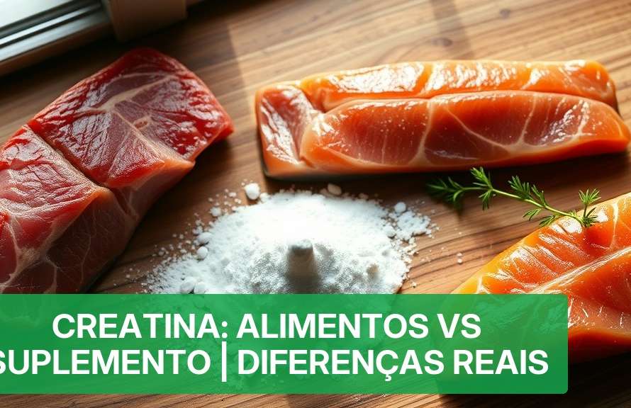 Creatina: Alimentos vs Suplemento | Diferenças Reais — Nutricionando