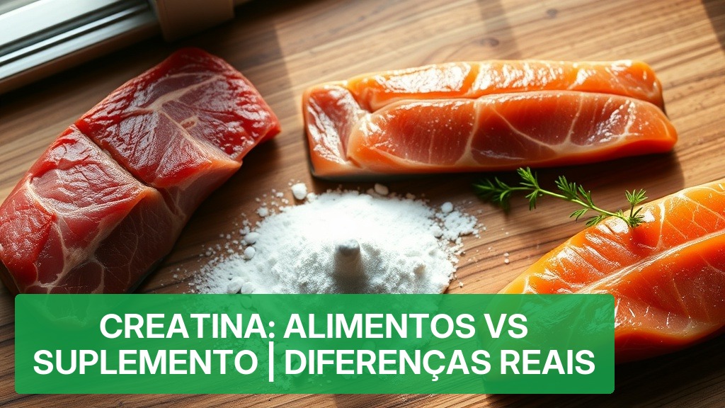 Creatina: Alimentos vs Suplemento | Diferenças Reais — Nutricionando