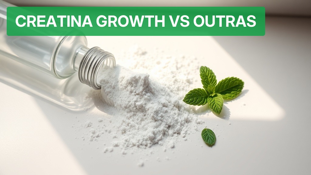 Creatina Growth vs Outras [Comparativo Definitivo 2026] — Nutricionando