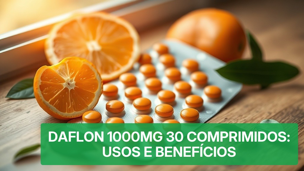 Daflon 1000mg 30 Comprimidos: Usos e Benefícios — Nutricionando