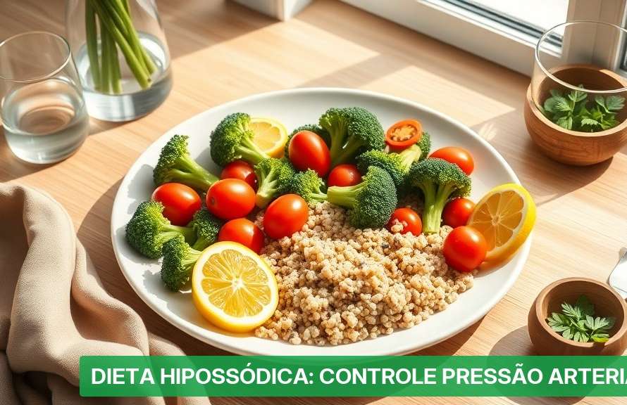 Dieta Hipossódica: Controle Pressão Arterial [Guia 2026] — Nutricionando