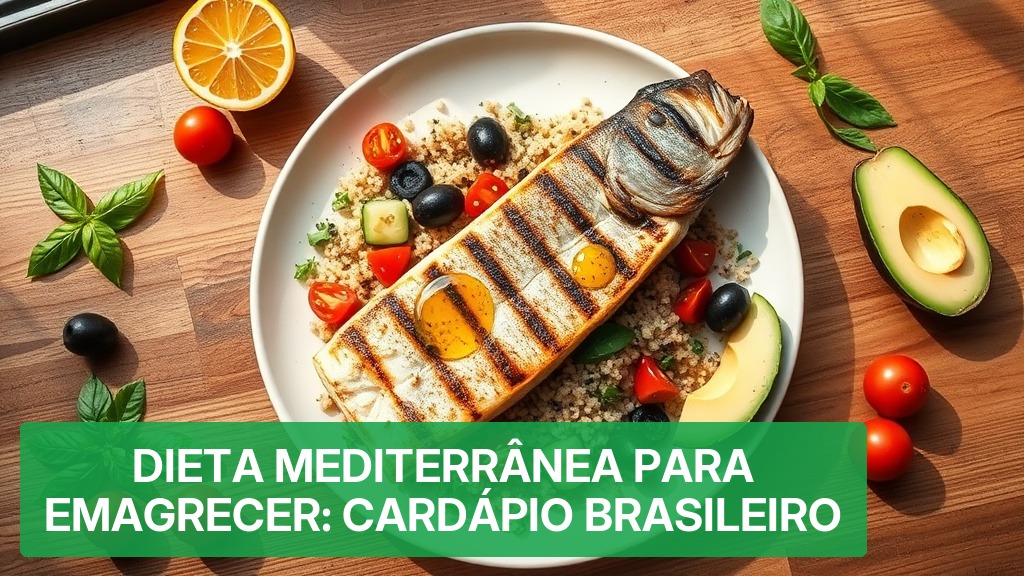 Dieta Mediterrânea para Emagrecer: Cardápio Brasileiro [2026] — Nutricionando