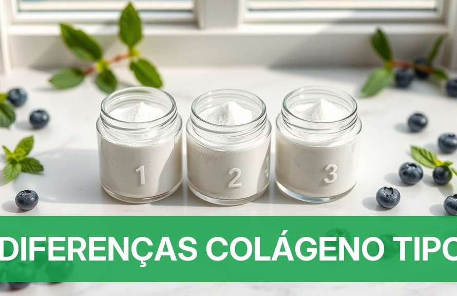 Diferenças Colágeno Tipo 1, 2 e 3 Hidrolisado [Definitivo 2026] — Nutricionando