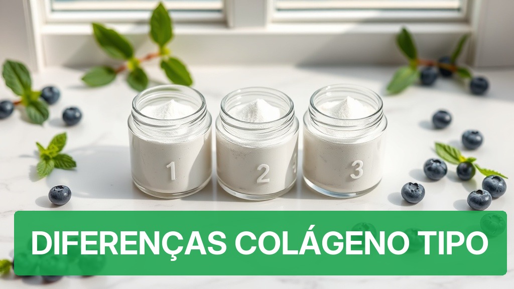 Diferenças Colágeno Tipo 1, 2 e 3 Hidrolisado [Definitivo 2026] — Nutricionando