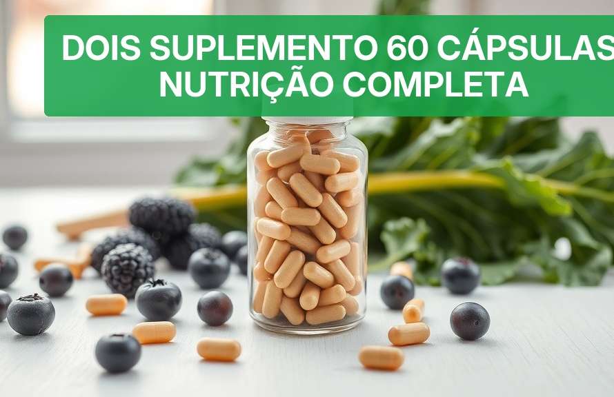 Dois Suplemento 60 Cápsulas: Nutrição Completa — Nutricionando