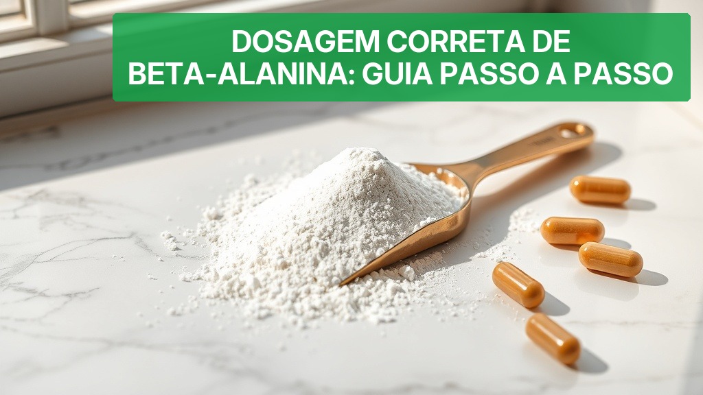 Dosagem Correta de Beta-Alanina: Guia Passo a Passo [2026] — Nutricionando