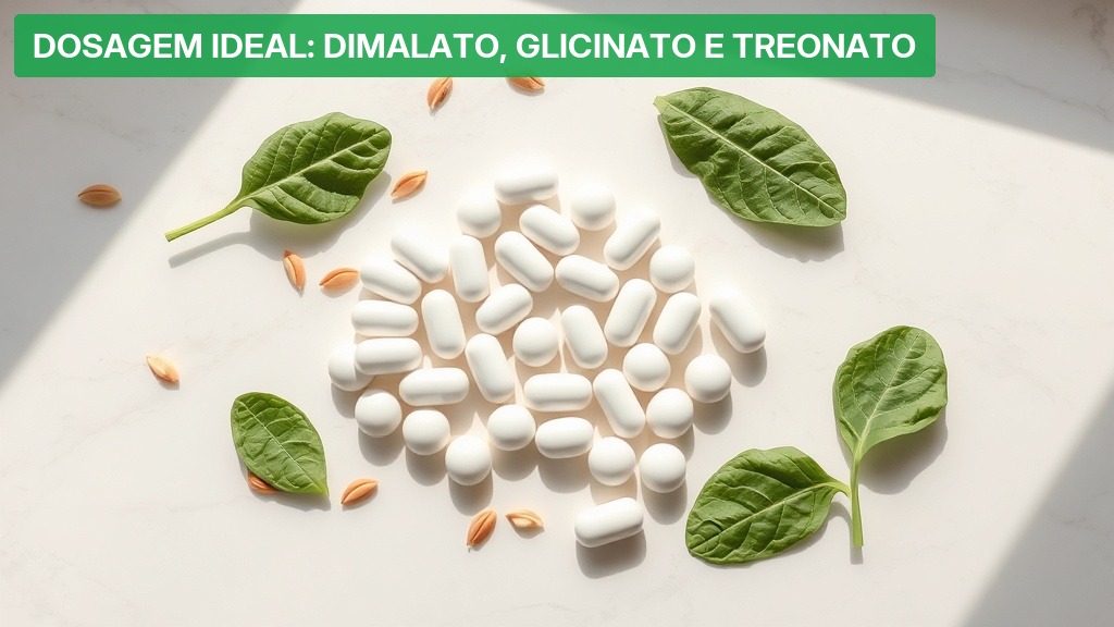 Dosagem Ideal: Dimalato, Glicinato e Treonato [Guia Definitivo 2026] — Nutricionando