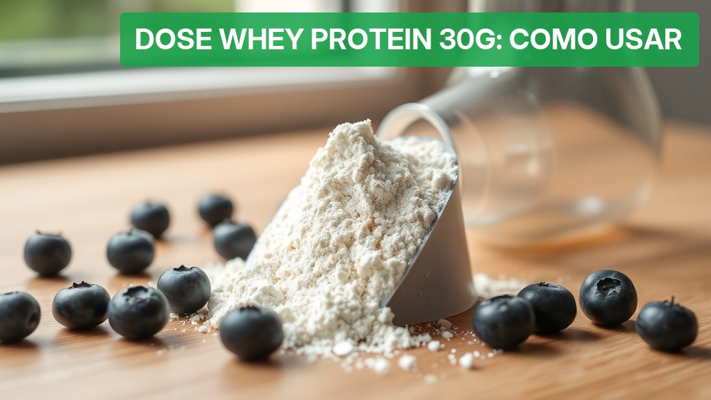 Dose Whey Protein 30g: Como Usar [2026] — Nutricionando