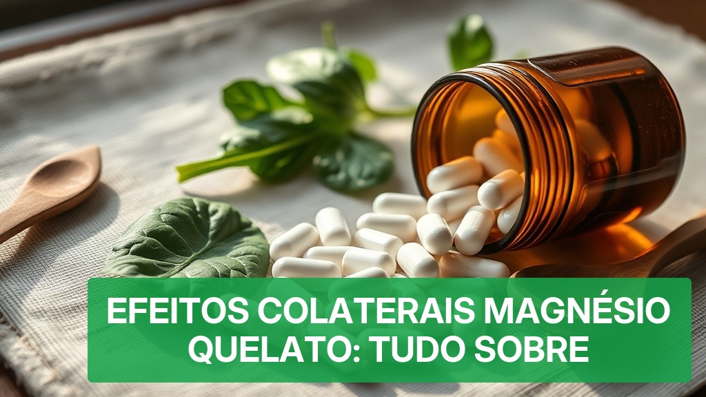 Efeitos Colaterais Magnésio Quelato: Tudo Sobre [2026] — Nutricionando