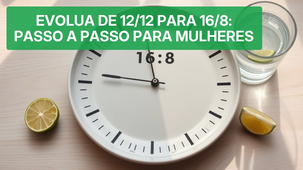 Evolua de 12/12 para 16/8: Passo a Passo para Mulheres — Nutricionando