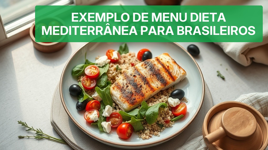 Exemplo de Menu Dieta Mediterrânea para Brasileiros [Diário] — Nutricionando