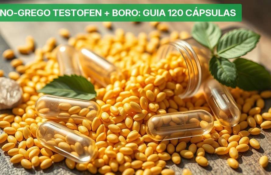 Feno-Grego Testofen + Boro: Guia 120 Cápsulas [2026] — Nutricionando