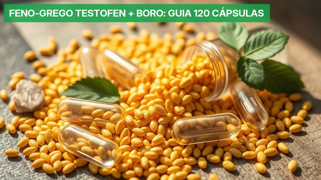 Feno-Grego Testofen + Boro: Guia 120 Cápsulas [2026] — Nutricionando