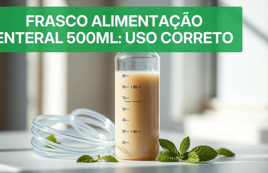 Frasco Alimentação Enteral 500ml: Uso Correto — Nutricionando
