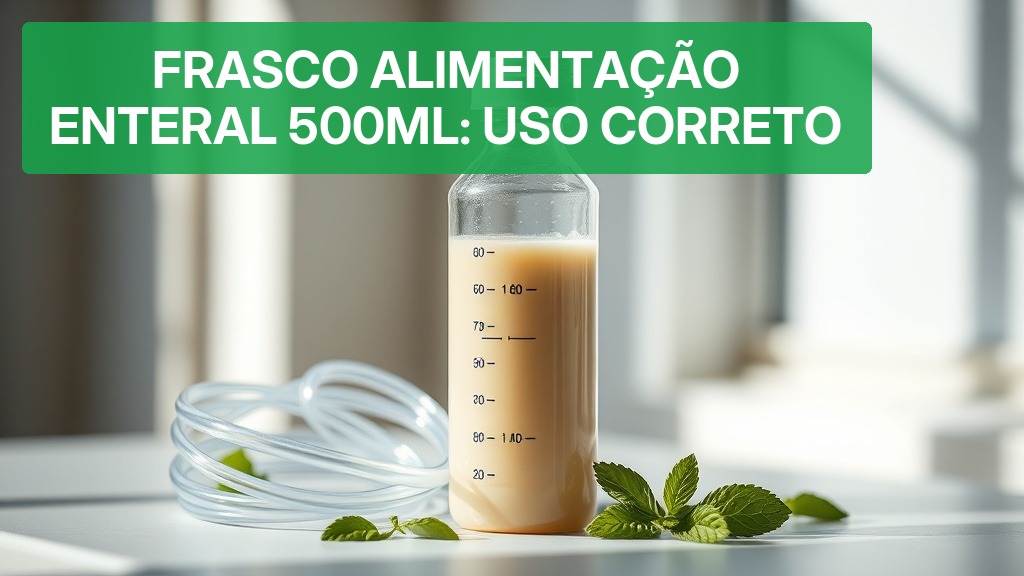 Frasco Alimentação Enteral 500ml: Uso Correto — Nutricionando