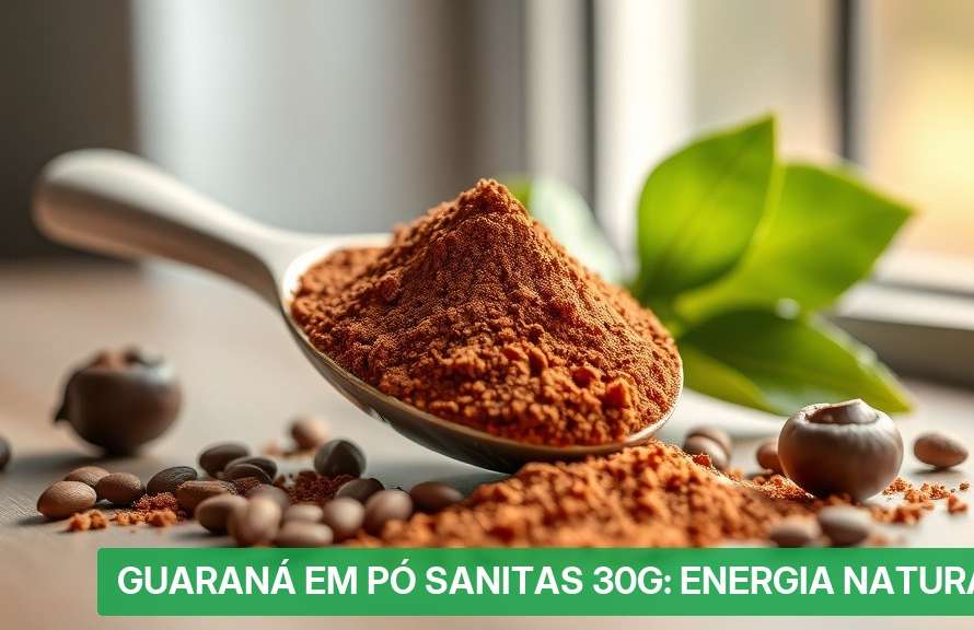 Guaraná em Pó Sanitas 30g: Energia Natural — Nutricionando