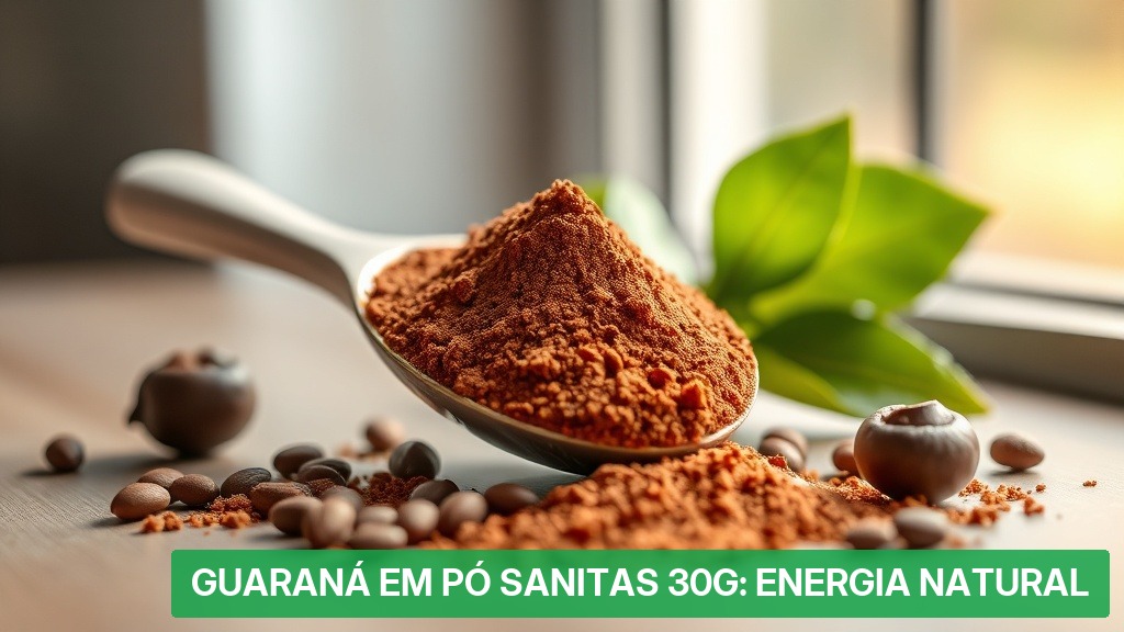 Guaraná em Pó Sanitas 30g: Energia Natural — Nutricionando