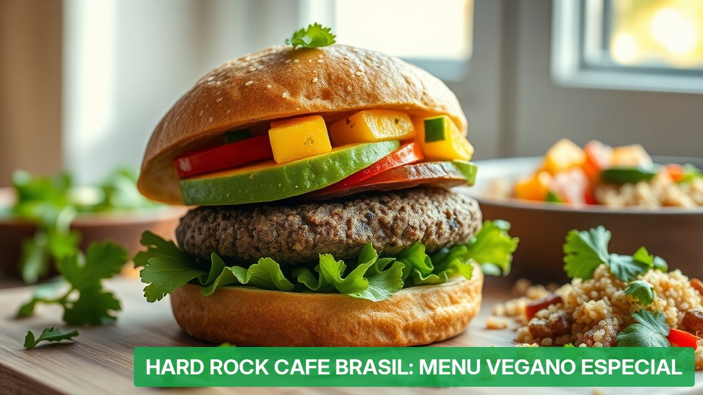 Hard Rock Cafe Brasil: Menu Vegano Especial [Janeiro 2026] — Nutricionando