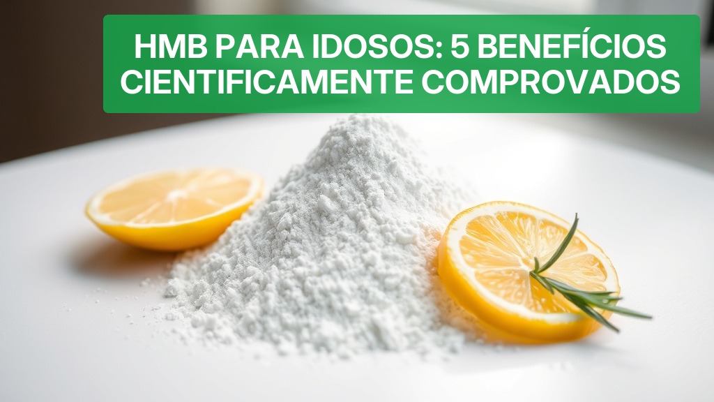 HMB para Idosos: 5 Benefícios Cientificamente Comprovados (2026) — Nutricionando