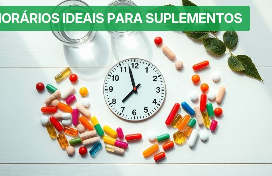 Horários Ideais para Suplementos [Definitivo 2026] — Nutricionando