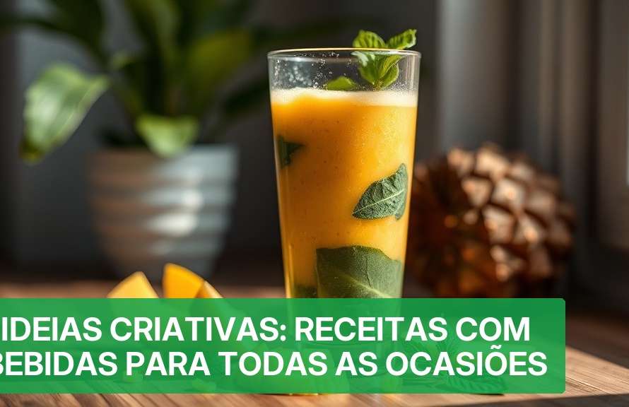 Ideias Criativas: Receitas com Bebidas para Todas as Ocasiões (2026) — Nutricionando