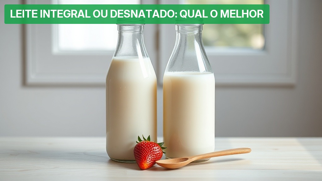 Leite Integral ou Desnatado: Qual o Melhor? [Guia Definitivo] — Nutricionando