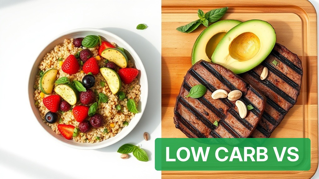 Low Carb vs Keto: Alimentos Comparados [2026] — Nutricionando