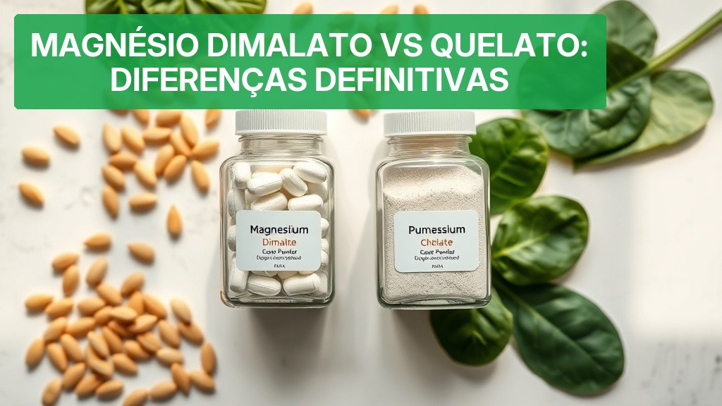 Magnésio Dimalato vs Quelato: Diferenças Definitivas [2026] — Nutricionando