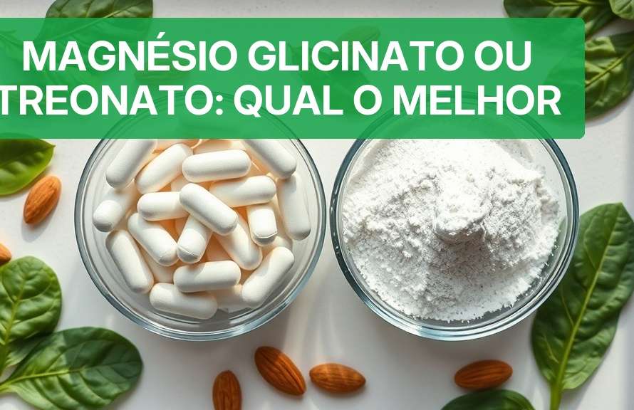 Magnésio Glicinato ou Treonato: Qual o Melhor? [Comparativo 2026] — Nutricionando