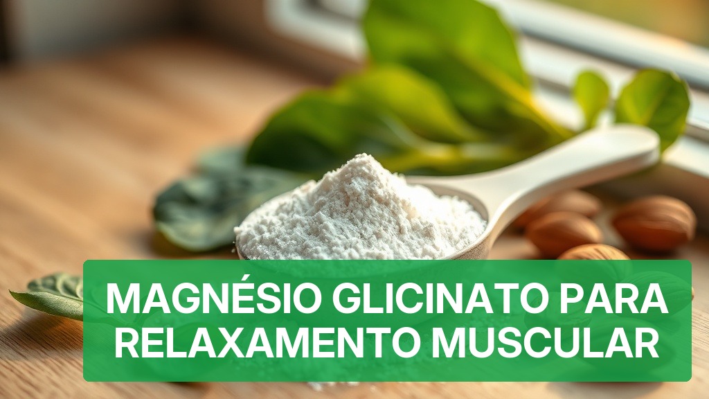 Magnésio Glicinato para Relaxamento Muscular [Guia 2026] — Nutricionando