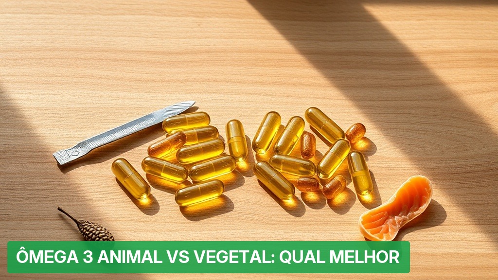 Ômega 3 Animal vs Vegetal: Qual Melhor? [Guia 2026] — Nutricionando