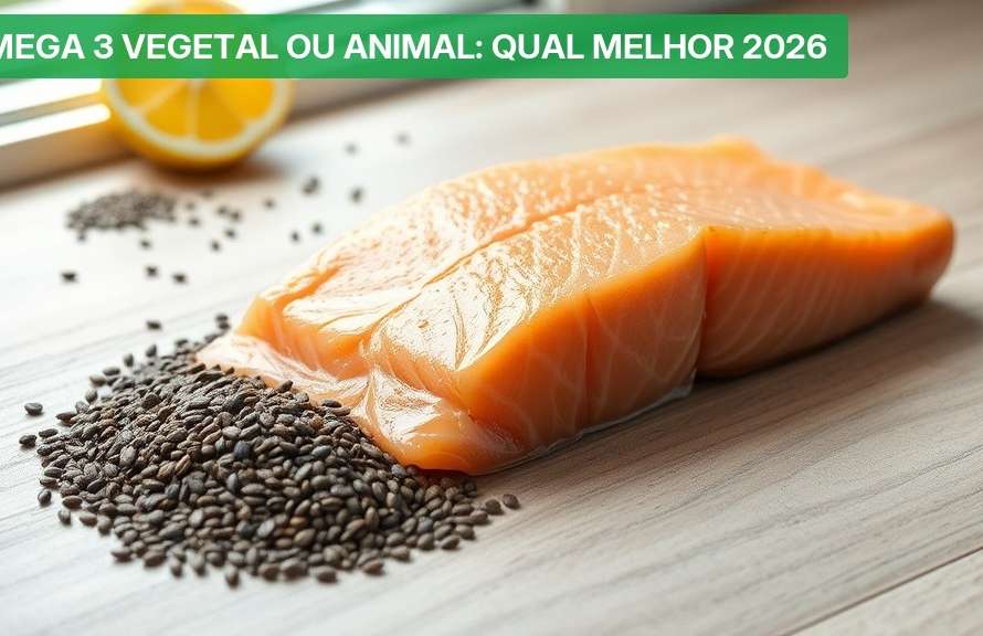 Ômega 3 Vegetal ou Animal: Qual Melhor 2026? — Nutricionando