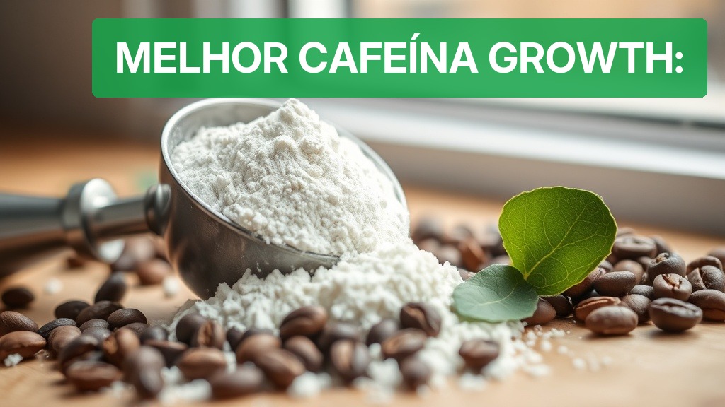 Melhor Cafeína Growth: [Benefícios e Dosagem 2026] — Nutricionando