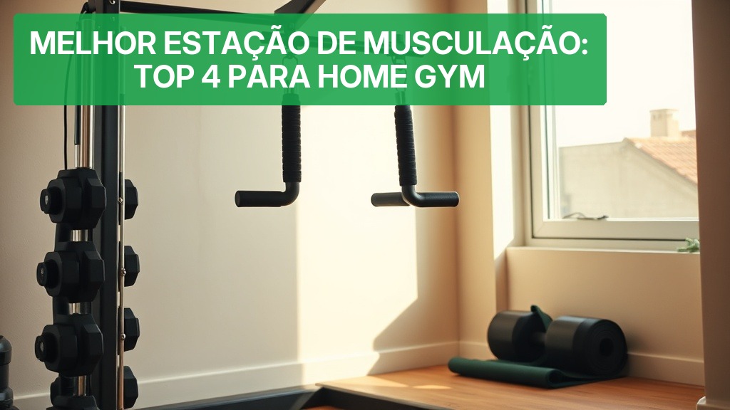 Melhor Estação de Musculação: Top 4 para Home Gym (2026) — Nutricionando