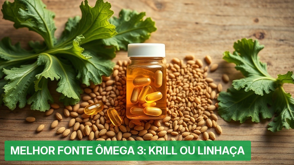 Melhor Fonte Ômega 3: Krill ou Linhaça? [2026] — Nutricionando