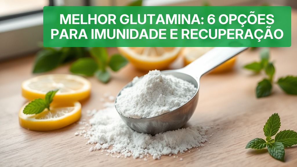 Melhor Glutamina: 6 Opções para Imunidade e Recuperação (2026) — Nutricionando