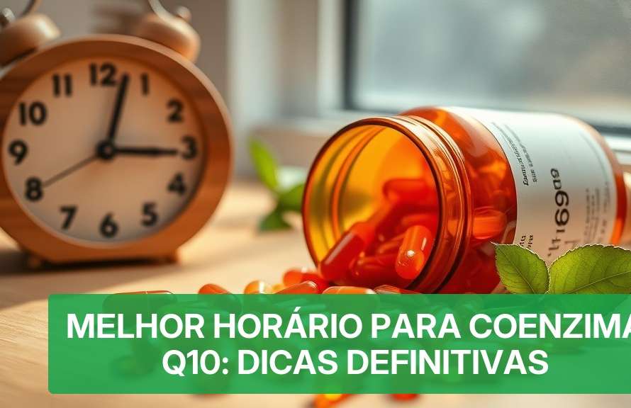 Melhor Horário para Coenzima Q10: Dicas Definitivas (2026) — Nutricionando